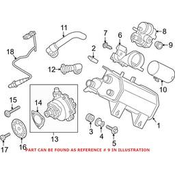 BMW Leak Detection Pump Grommet 16131184308